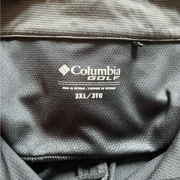Men’s Columbia Golf Black and White Quarter-Zip Pullover size 3XL - Picture 10 of 11